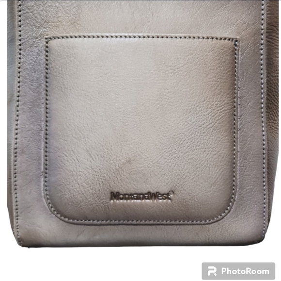 Montana West Hand Paint Hobo Satchel Crossbody Leather - Picture 5 of 13